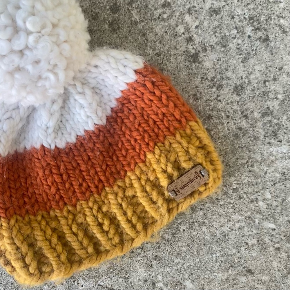 Honeystitch Hand Made Knit Halloween Beanie
